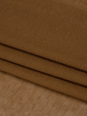 Lightweight Cotton Interlock Knit – Brown Sugar – Designer Deadstock Lightweight Cotton Interlock Knit – Brown Sugar – Designer Deadstock