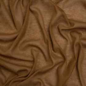 Lightweight Cotton Interlock Knit – Brown Sugar – Designer Deadstock Lightweight Cotton Interlock Knit – Brown Sugar – Designer Deadstock