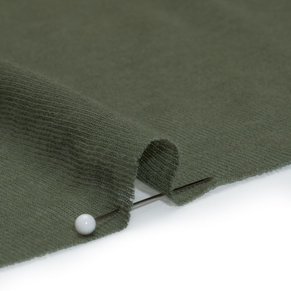 Lightweight Cotton Interlock Knit – Lichen Green – Designer Deadstock Lightweight Cotton Interlock Knit – Lichen Green – Designer Deadstock