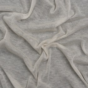 Lightweight Polyester Interlock Knit – Ivory – Designer Deadstock Lightweight Polyester Interlock Knit – Ivory – Designer Deadstock