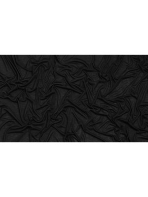 Lightweight Rayon Jersey – Black – Designer Deadstock Lightweight Rayon Jersey – Black – Designer Deadstock