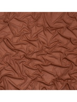 Lightweight Cotton Interlock Knit – Dusty Orange – Designer Deadstock Lightweight Cotton Interlock Knit – Dusty Orange – Designer Deadstock