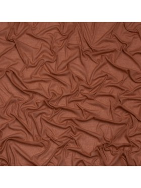 Lightweight Cotton Interlock Knit – Dusty Orange – Designer Deadstock Lightweight Cotton Interlock Knit – Dusty Orange – Designer Deadstock