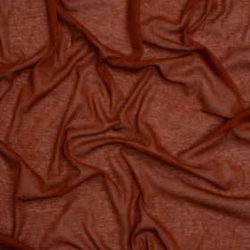 Lightweight Rayon Interlock Knit – Dark Orange – Designer Deadstock Lightweight Rayon Interlock Knit – Dark Orange – Designer Deadstock