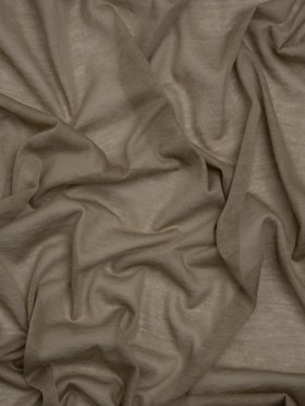 Featherweight Cotton Jersey – Vintage Khaki Gray – Designer Deadstock Featherweight Cotton Jersey – Vintage Khaki Gray – Designer Deadstock