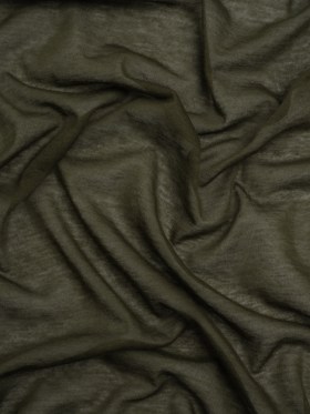 Featherweight Rayon Jersey – Army Green – Designer Deadstock Featherweight Rayon Jersey – Army Green – Designer Deadstock