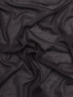 Featherweight Cotton Interlock Knit – Dark Purple – Designer Deadstock Featherweight Cotton Interlock Knit – Dark Purple – Designer Deadstock