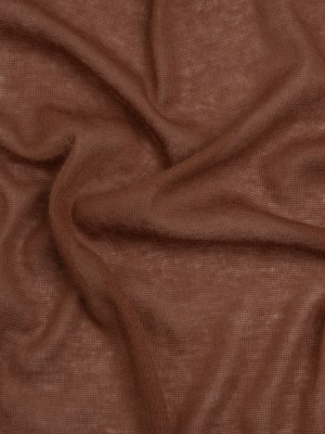 Featherweight Cotton Interlock Knit – Auburn – Designer Deadstock Featherweight Cotton Interlock Knit – Auburn – Designer Deadstock