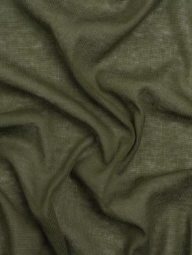 Lightweight Cotton Interlock Knit – Soft Green – Designer Deadstock Lightweight Cotton Interlock Knit – Soft Green – Designer Deadstock