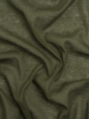 Lightweight Cotton Interlock Knit – Soft Green – Designer Deadstock Lightweight Cotton Interlock Knit – Soft Green – Designer Deadstock