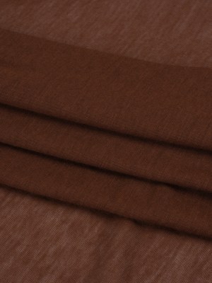 Lightweight Cotton Jersey – Russet Brown – Designer Deadstock Lightweight Cotton Jersey – Russet Brown – Designer Deadstock