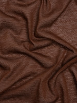 Lightweight Cotton Jersey – Russet Brown – Designer Deadstock Lightweight Cotton Jersey – Russet Brown – Designer Deadstock