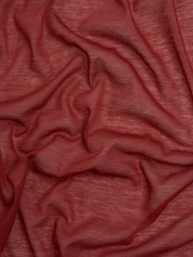 Featherweight Rayon Jersey – Wine Red – Designer Deadstock Featherweight Rayon Jersey – Wine Red – Designer Deadstock