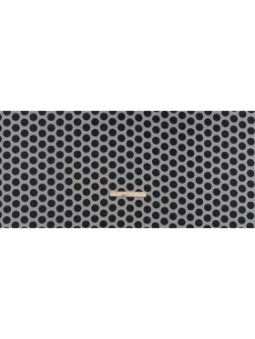 Burnout Organza – Black Polka Dots – Designer Deadstock Burnout Organza – Black Polka Dots – Designer Deadstock