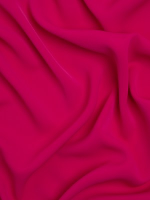 Fluid Polyester Woven – Raspberry Pink – Designer Deadstock Fluid Polyester Woven – Raspberry Pink – Designer Deadstock