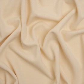 Stretch Polyester Crepe Double Knit – Ecru – Designer Deadstock Stretch Polyester Crepe Double Knit – Ecru – Designer Deadstock