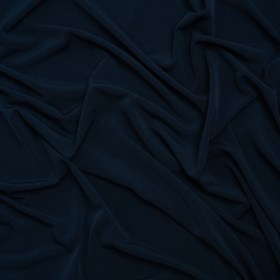 Stretch Polyester Tricot – Navy Blue – Designer Deadstock Stretch Polyester Tricot – Navy Blue – Designer Deadstock