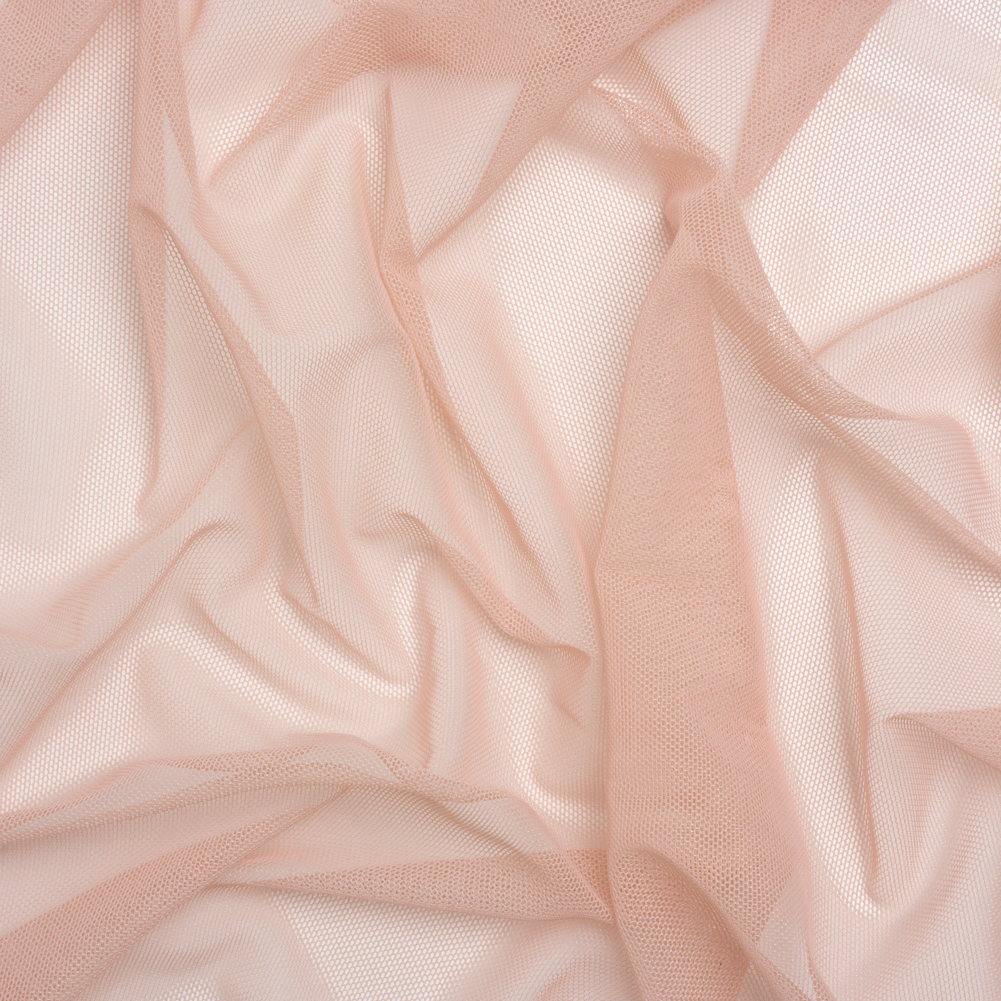 Polyester Stretch Mesh – Light Pink – Designer Deadstock Polyester Stretch Mesh – Light Pink – Designer Deadstock