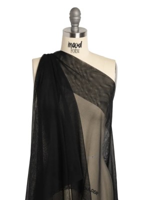 Polyester Mesh – Black – Designer Deadstock Polyester Mesh – Black – Designer Deadstock