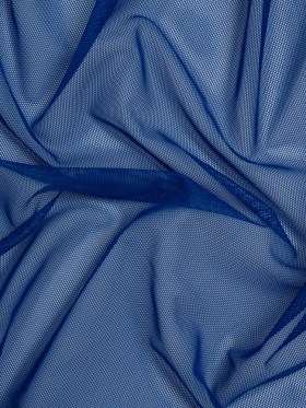 Polyester Stretch Mesh – Cobalt Blue – Designer Deadstock Polyester Stretch Mesh – Cobalt Blue – Designer Deadstock