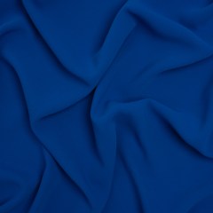 Polyester Crepe – Cobalt Blue – Designer Deadstock Polyester Crepe – Cobalt Blue – Designer Deadstock