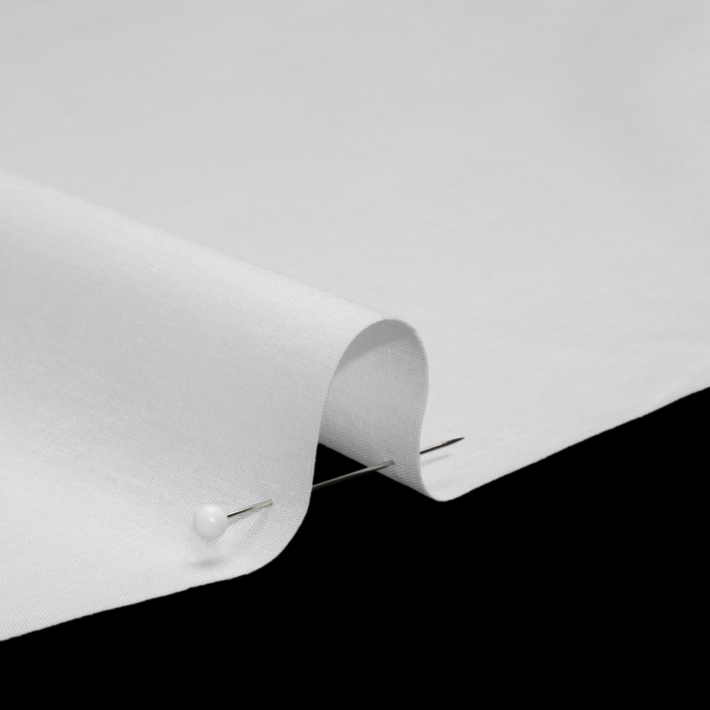 Stretch Cotton Poplin – Off White – Designer Deadstock Stretch Cotton Poplin – Off White – Designer Deadstock