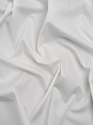 Stretch Cotton Poplin – Off White – Designer Deadstock Stretch Cotton Poplin – Off White – Designer Deadstock