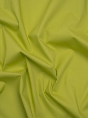 Stretch Cotton Poplin – Lime Green – Designer Deadstock Stretch Cotton Poplin – Lime Green – Designer Deadstock