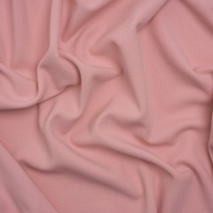 Stretch Polyester Crepe Double Knit – Shell Pink – Designer Deadstock Stretch Polyester Crepe Double Knit – Shell Pink – Designer Deadstock