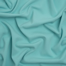 Stretch Polyester Crepe Double Knit – Sky Blue – Designer Deadstock Stretch Polyester Crepe Double Knit – Sky Blue – Designer Deadstock