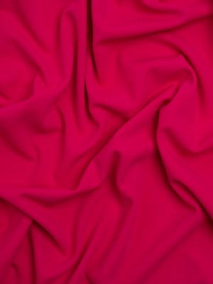 Stretch Polyester Liverpool Knit – Hot Pink – Designer Deadstock Stretch Polyester Liverpool Knit – Hot Pink – Designer Deadstock