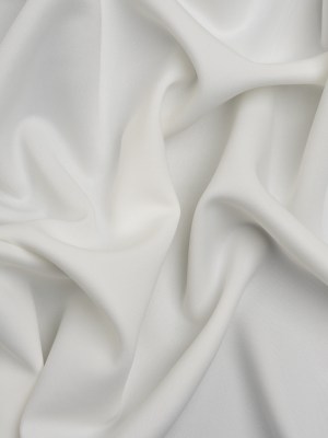 Stretch Polyester Scuba Knit – Ivory – Designer Deadstock Stretch Polyester Scuba Knit – Ivory – Designer Deadstock