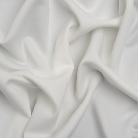 Stretch Polyester Scuba Knit – Ivory – Designer Deadstock Stretch Polyester Scuba Knit – Ivory – Designer Deadstock