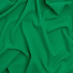 Stretch Polyester Crepe Double Knit – Dark Mint Green – Designer Deadstock Stretch Polyester Crepe Double Knit – Dark Mint Green – Designer Deadstock