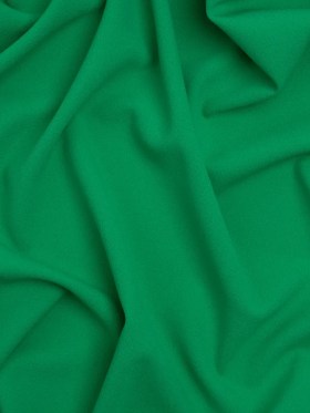 Stretch Polyester Crepe Double Knit – Dark Mint Green – Designer Deadstock Stretch Polyester Crepe Double Knit – Dark Mint Green – Designer Deadstock