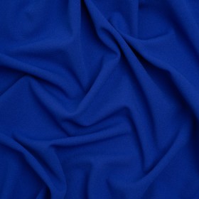 Stretch Polyester Crepe Double Knit – Cobalt Blue – Designer Deadstock Stretch Polyester Crepe Double Knit – Cobalt Blue – Designer Deadstock