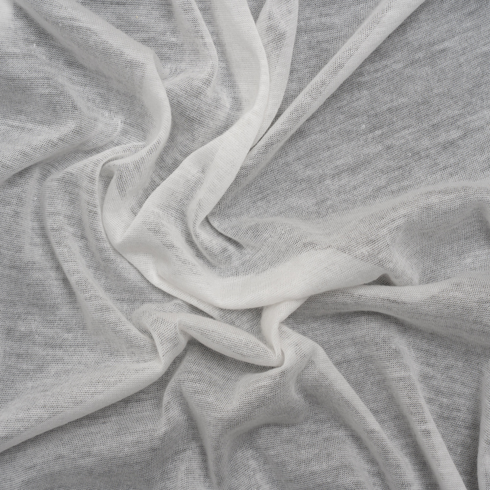 Featherweight Cotton Jersey – Off White – Designer Deadstock Featherweight Cotton Jersey – Off White – Designer Deadstock