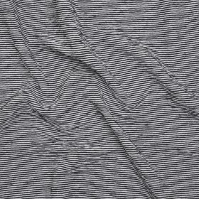 Stretch Knit Jacquard by Mara Hoffman – Black and White Ribbed Candy Stripes – Designer Deadstock Stretch Knit Jacquard by Mara Hoffman – Black and White Ribbed Candy Stripes – Designer Deadstock