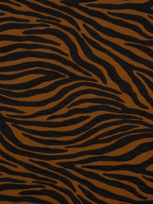 Stretch Knit Jacquard by Mara Hoffman – Burnt Orange and Black Tiger Stripes – Designer Deadstock Stretch Knit Jacquard by Mara Hoffman – Burnt Orange and Black Tiger Stripes – Designer Deadstock