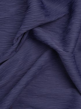 Textured Stretch Polyester Jacquard Knit by Mara Hoffman – Blue Violet Wavy Lines – Designer Deadstock Textured Stretch Polyester Jacquard Knit by Mara Hoffman – Blue Violet Wavy Lines – Designer Deadstock