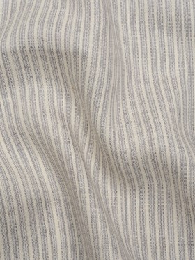 Heavyweight Linen Woven – Cool Gray and White Stripes Heavyweight Linen Woven – Cool Gray and White Stripes