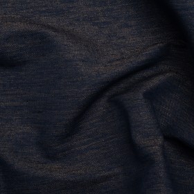 Heavyweight Metallic Linen Woven – Navy Blue and Gold Heavyweight Metallic Linen Woven – Navy Blue and Gold