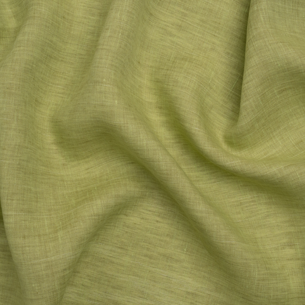 Two-Tone Lightweight Linen Woven – White and Lime Green Two-Tone Lightweight Linen Woven – White and Lime Green