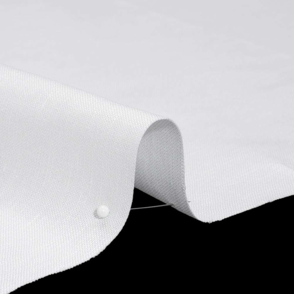 Medium Weight Linen and Cotton Woven – White Medium Weight Linen and Cotton Woven – White