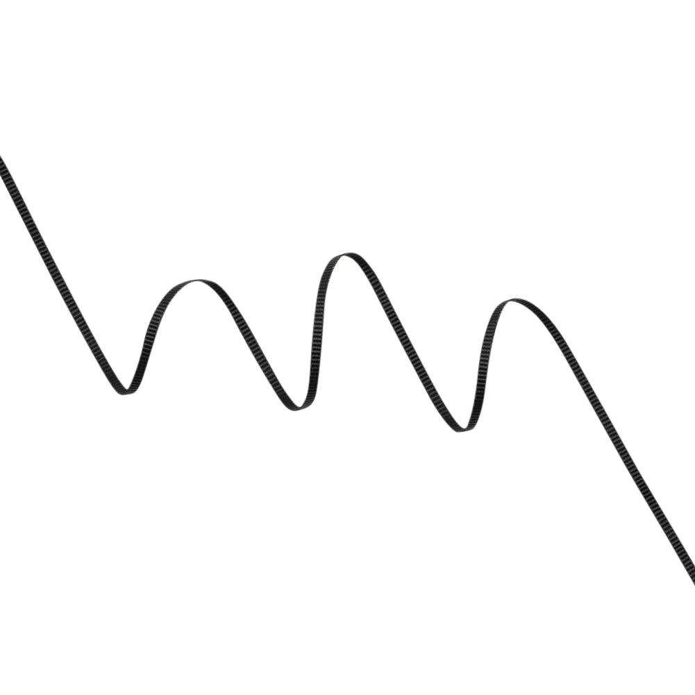 Grosgrain Ribbon - 3mm - Black