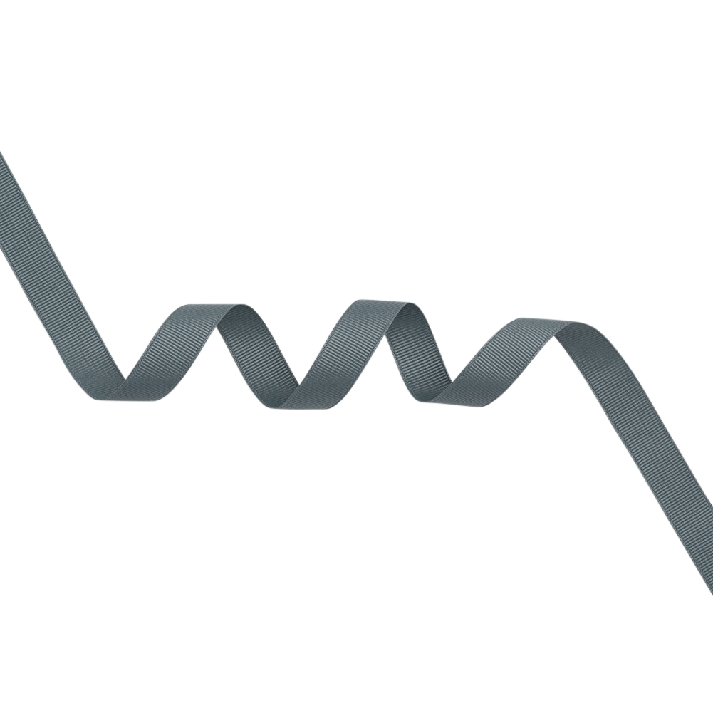 Grosgrain Ribbon – 15mm – Grey Grosgrain Ribbon – 15mm – Grey