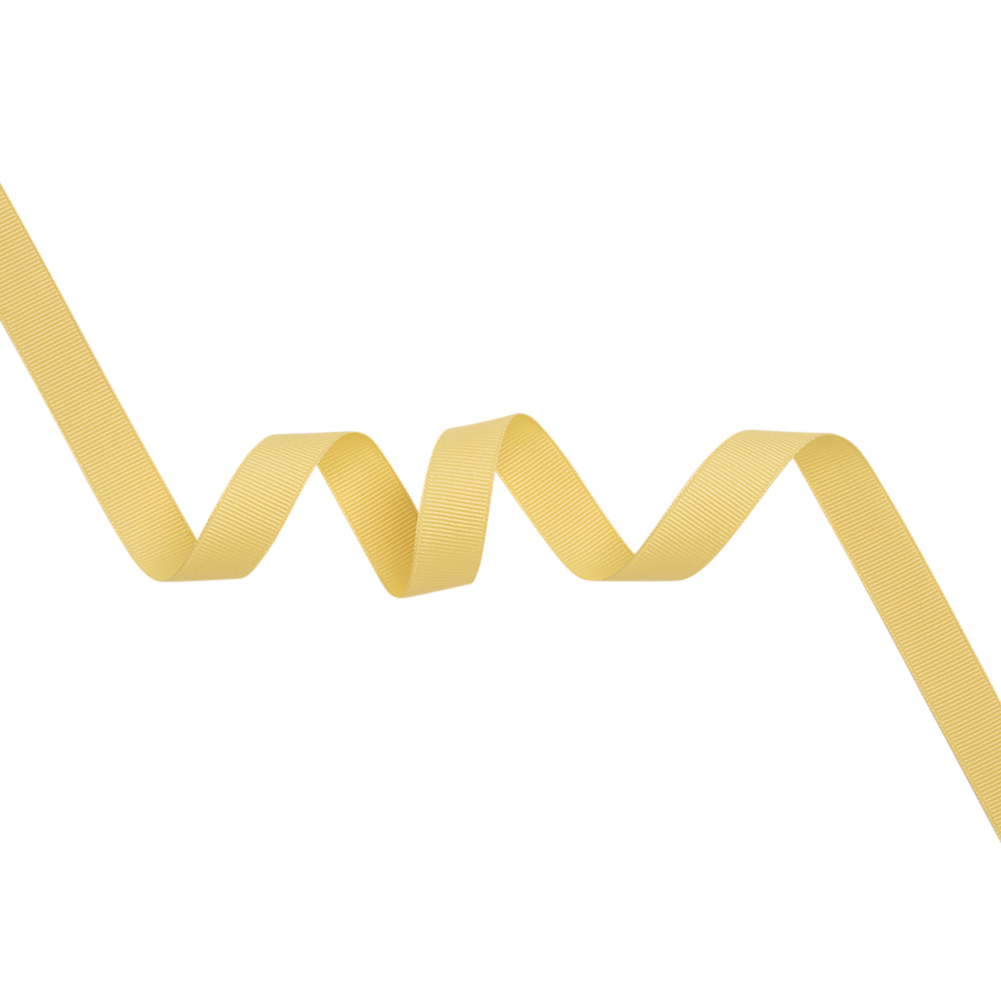 Grosgrain Ribbon – 15mm – Light Yellow Grosgrain Ribbon – 15mm – Light Yellow