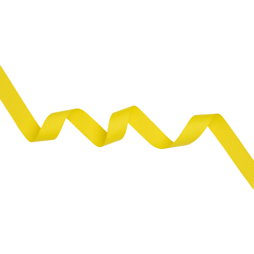 Grosgrain Ribbon – 20mm – Sunshine Yellow Grosgrain Ribbon – 20mm – Sunshine Yellow