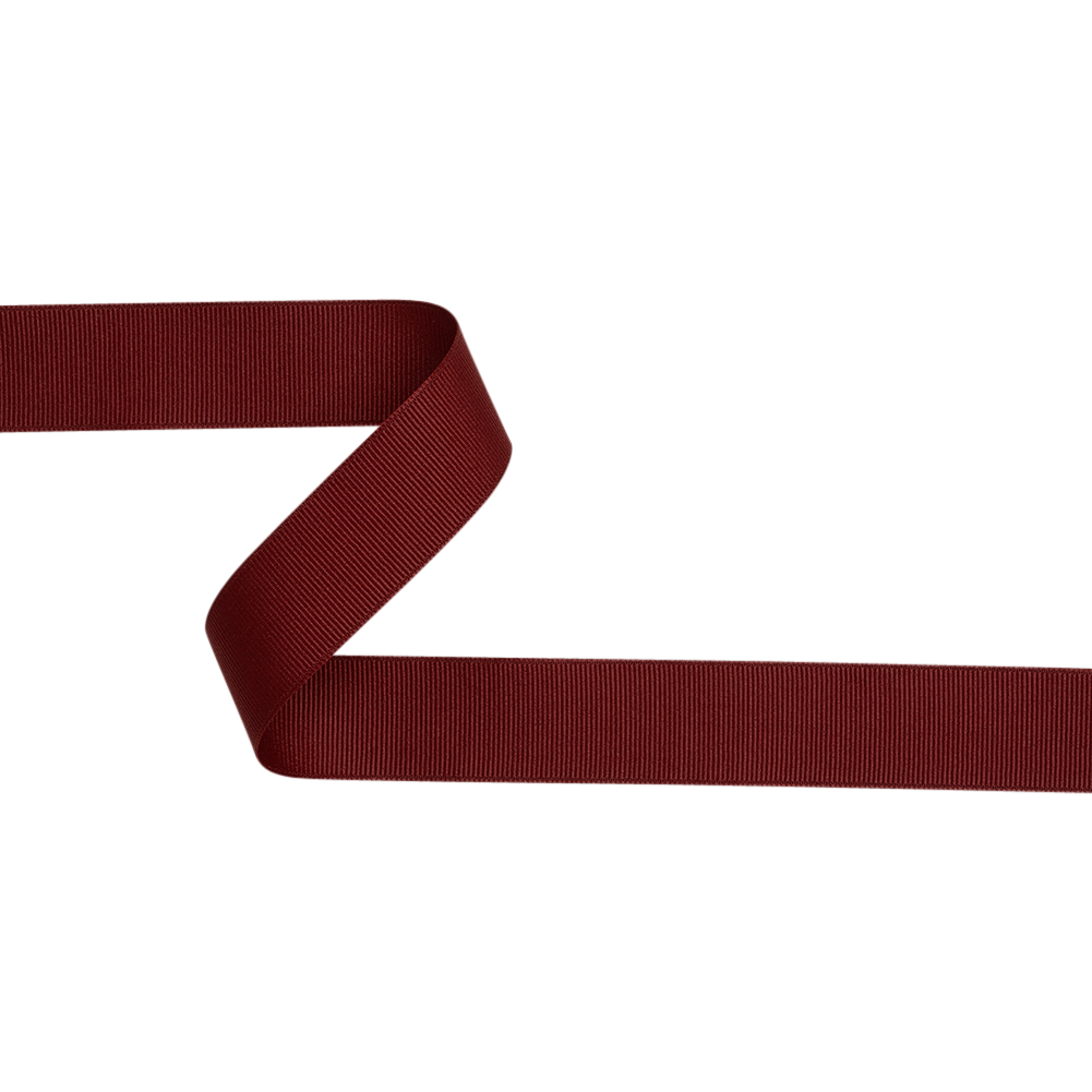 Grosgrain Ribbon – 25mm – Burgundy Grosgrain Ribbon – 25mm – Burgundy