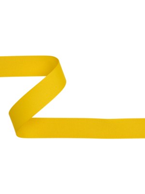 Grosgrain Ribbon – 23mm – Maize Grosgrain Ribbon – 23mm – Maize
